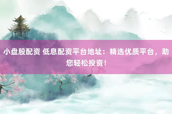 小盘股配资 低息配资平台地址：精选优质平台，助您轻松投资！