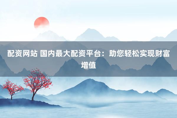 配资网站 国内最大配资平台：助您轻松实现财富增值