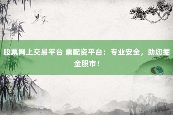 股票网上交易平台 票配资平台：专业安全，助您掘金股市！