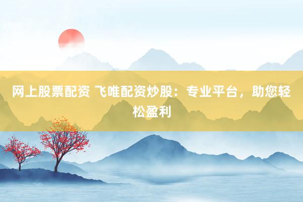 网上股票配资 飞唯配资炒股:专业平台,助您轻松盈利